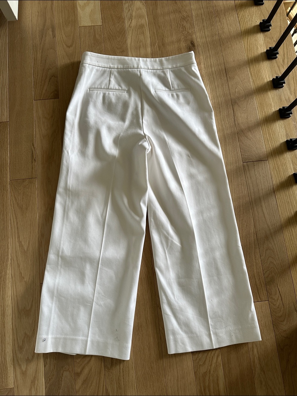 ANN TAYLOR WHITE WIDE LEG  PANT SIZE 6 - Picture 5 of 5